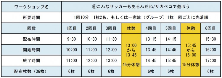 ⑥こんなサッカーもあるんだね